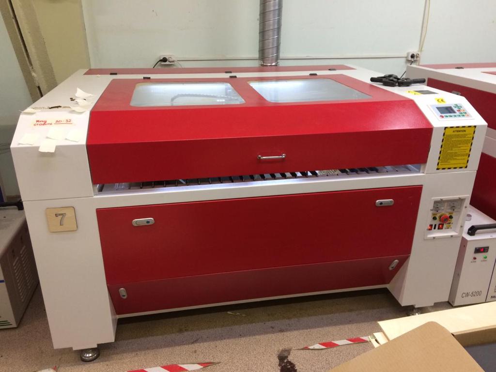 Лазерный станок c ЧПУ 900х1300мм 100Вт/Ruida