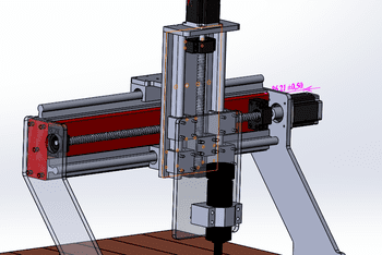 Увеличение оси Z