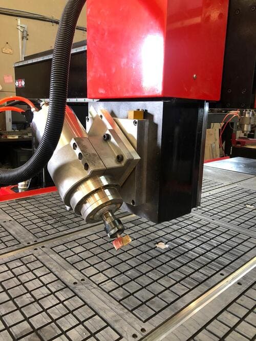 Установка поворотного шпинделя (управление RichAuto A18)