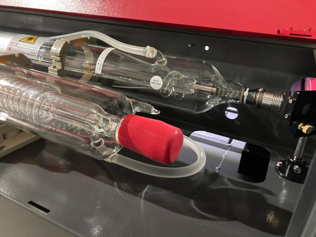 Лазерный станок CO2 c ЧПУ 800х1000мм 100Вт/Ruida (2 head)