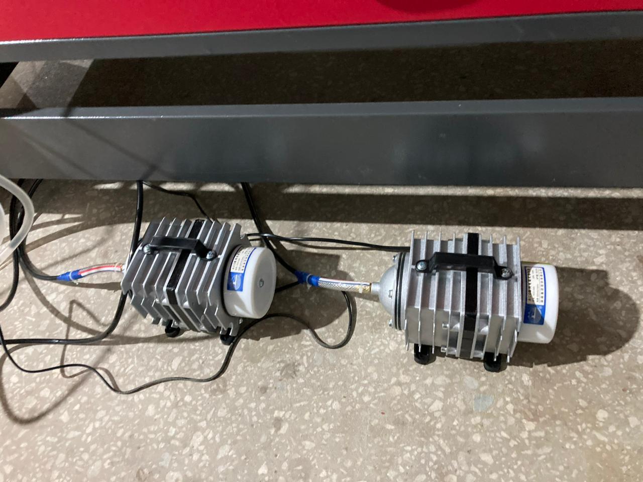 Лазерный станок CO2 c ЧПУ 800х1000мм 100Вт/Ruida (2 head)