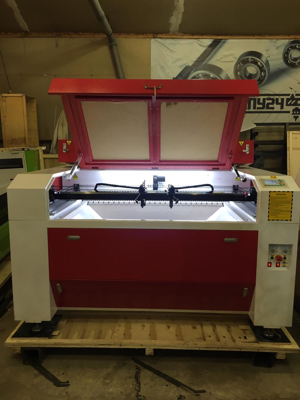 Лазерный станок c ЧПУ 900х1300мм 100Вт/Ruida/2head